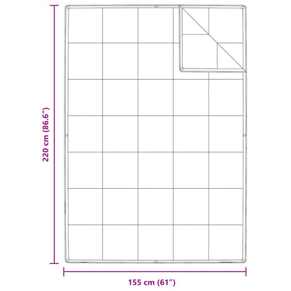 2-in-1 Bettdecke mit Kissen 2 pcs Weiß Daunenfeder