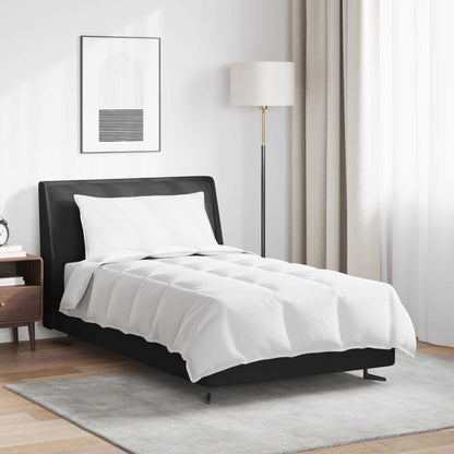 vidaXL Couette 2 en 1 avec oreiller 2 pcs Blanc Plumes et duvet