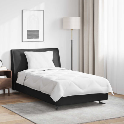 vidaXL Couette d'été avec oreiller 2 pcs Blanc Microfibre