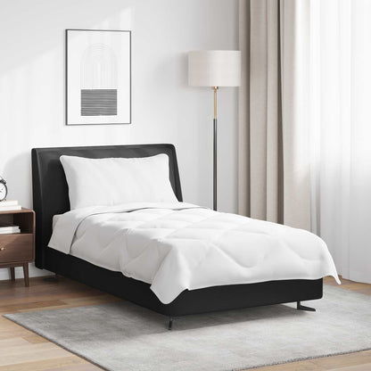 vidaXL Couette d'été avec oreiller 2 pcs Blanc Microfibre