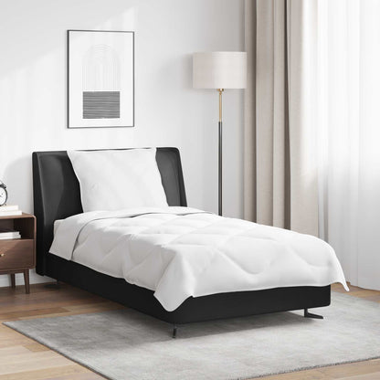vidaXL Couette d'été avec oreiller 2 pcs Blanc Microfibre