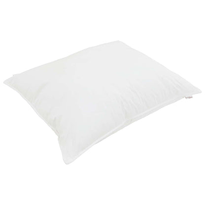 vidaXL Couette d'été avec oreiller 2 pcs Blanc Microfibre