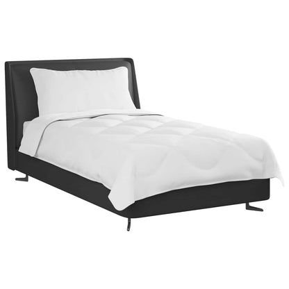 Ganzjahresbettdecke mit Kissen 2 pcs Weiß Mikrofaser