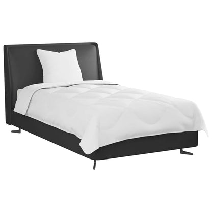 Bettdecke mit Kissen 2 pcs Weiß Mikrofaser