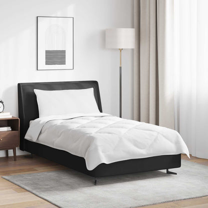 Bettdecke mit Kissen 2 pcs Weiß Mikrofaser