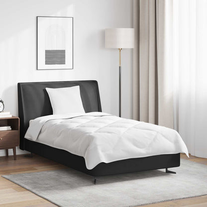 Bettdecke mit Kissen 2 pcs Weiß Mikrofaser