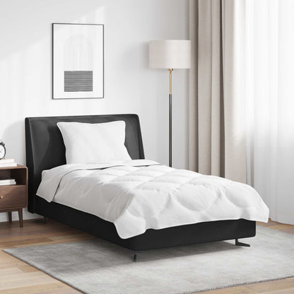 Bettdecken Set mit Kissen 2 pcs Weiß Mikrofaser