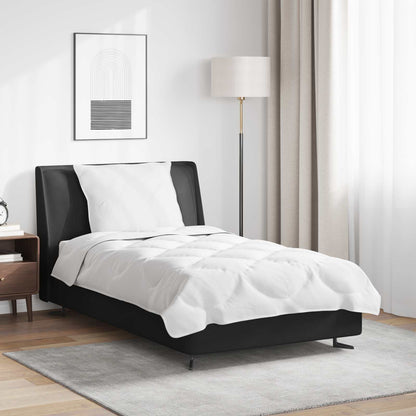 vidaXL Parure de lit avec oreiller 2 pcs Blanc Microfibre