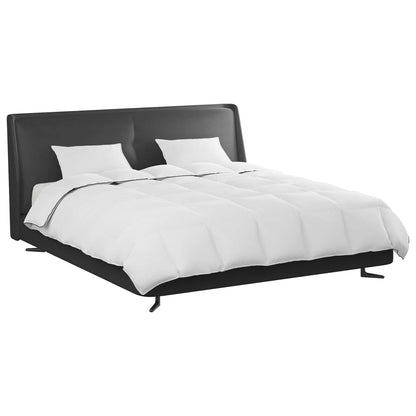 vidaXL Winterbettdecke mit Kissen 3 pcs Weiß Daunenfeder