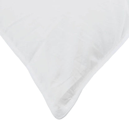 vidaXL Winterbettdecke mit Kissen 3 pcs Weiß Daunenfeder