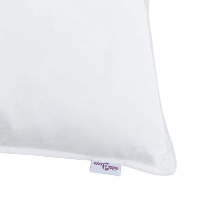 vidaXL Winterbettdecke mit Kissen 3 pcs Weiß Daunenfeder