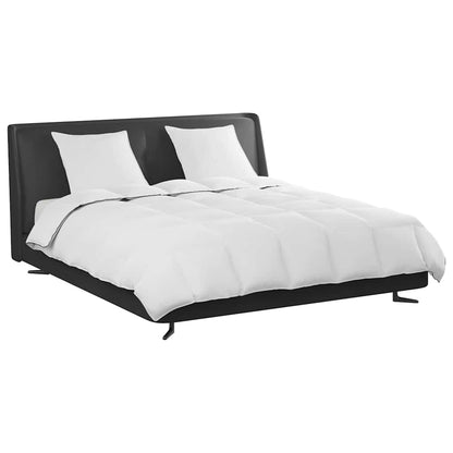 vidaXL Winterbettdecke mit Kissen 3 pcs Weiß Daunenfeder
