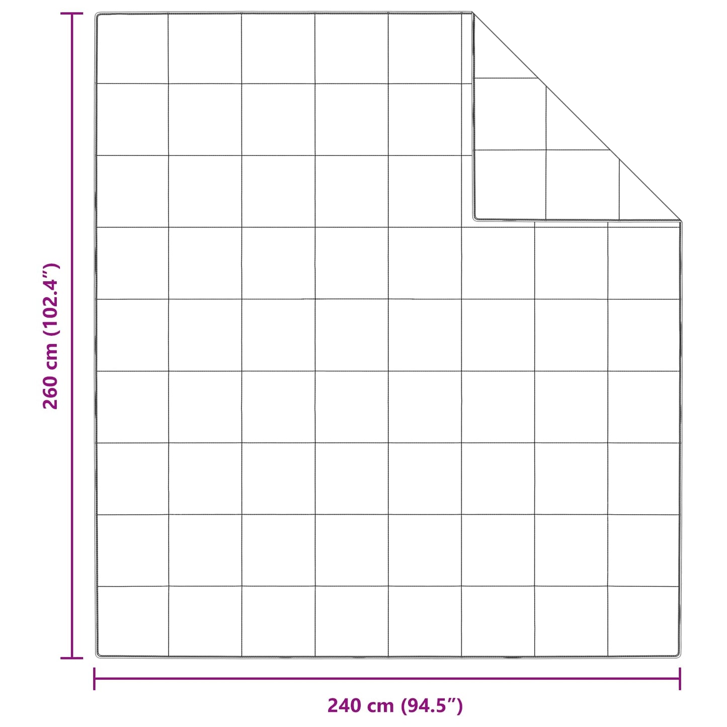 Bettdecken Set mit Kissen 3 pcs Weiß Daunenfeder