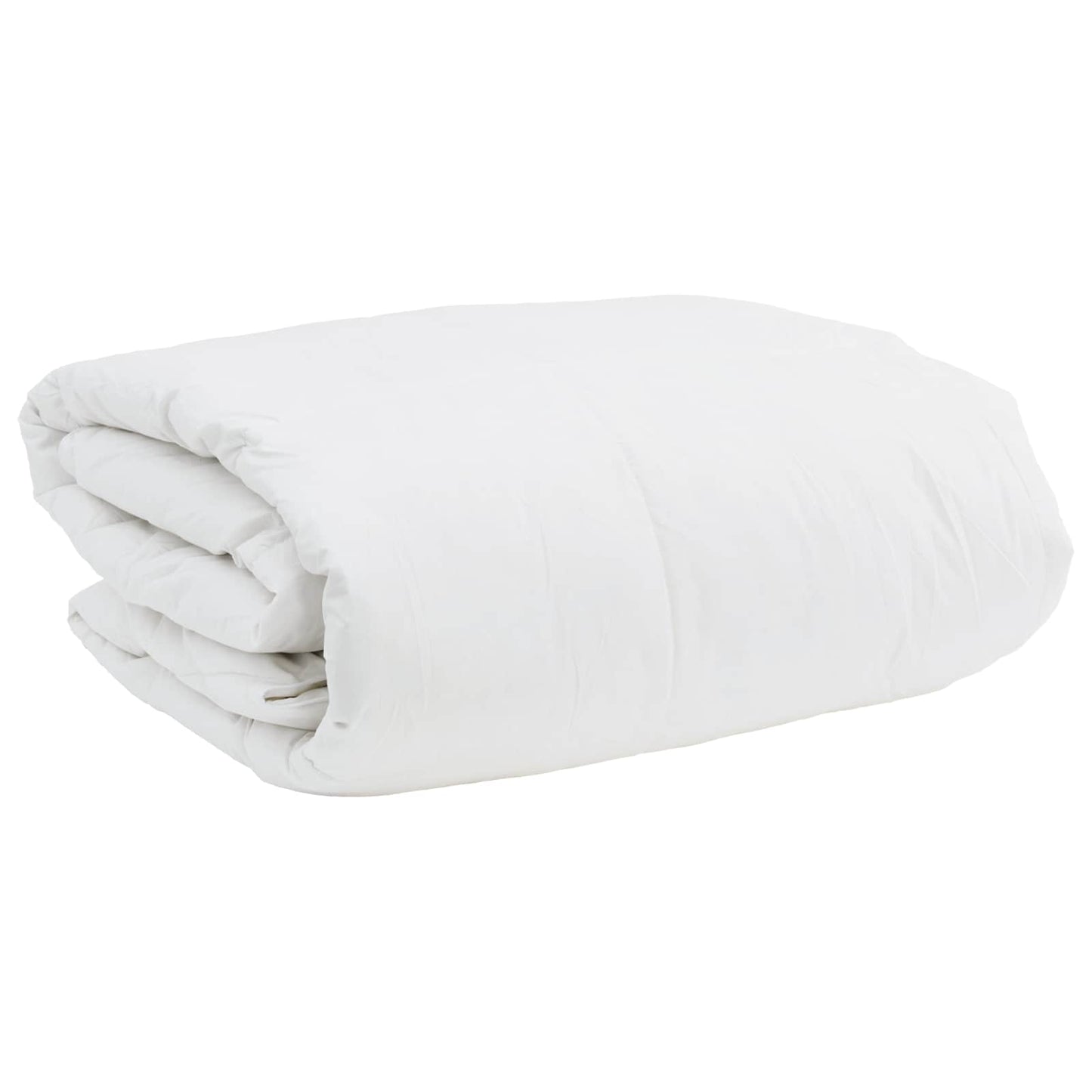 vidaXL Ensemble de housses de couette avec oreillers 3 pcs Blanc Plume et Duvet