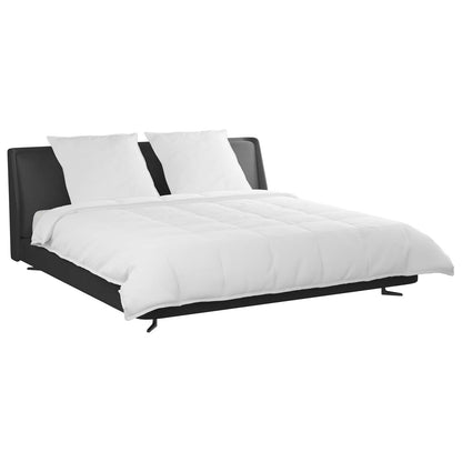 vidaXL Ensemble de housses de couette avec oreillers 3 pcs Blanc Plume et Duvet