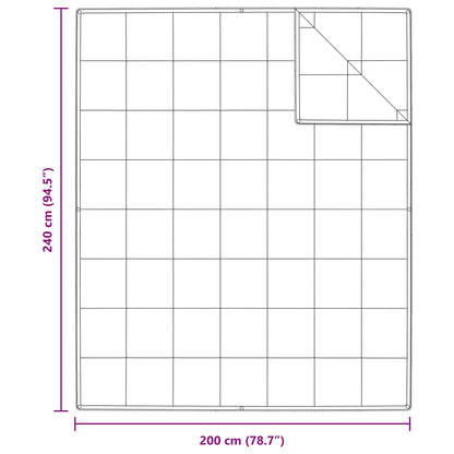 Bettdecken Set mit Kissen 3 pcs Weiß Daunenfeder