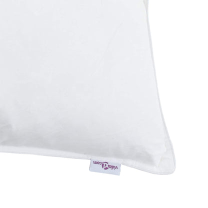 vidaXL Ensemble de housses de couette avec oreillers 3 pcs Blanc Plume et Duvet