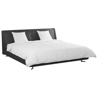vidaXL Ensemble de housses de couette avec oreillers 3 pcs Blanc Plume et Duvet