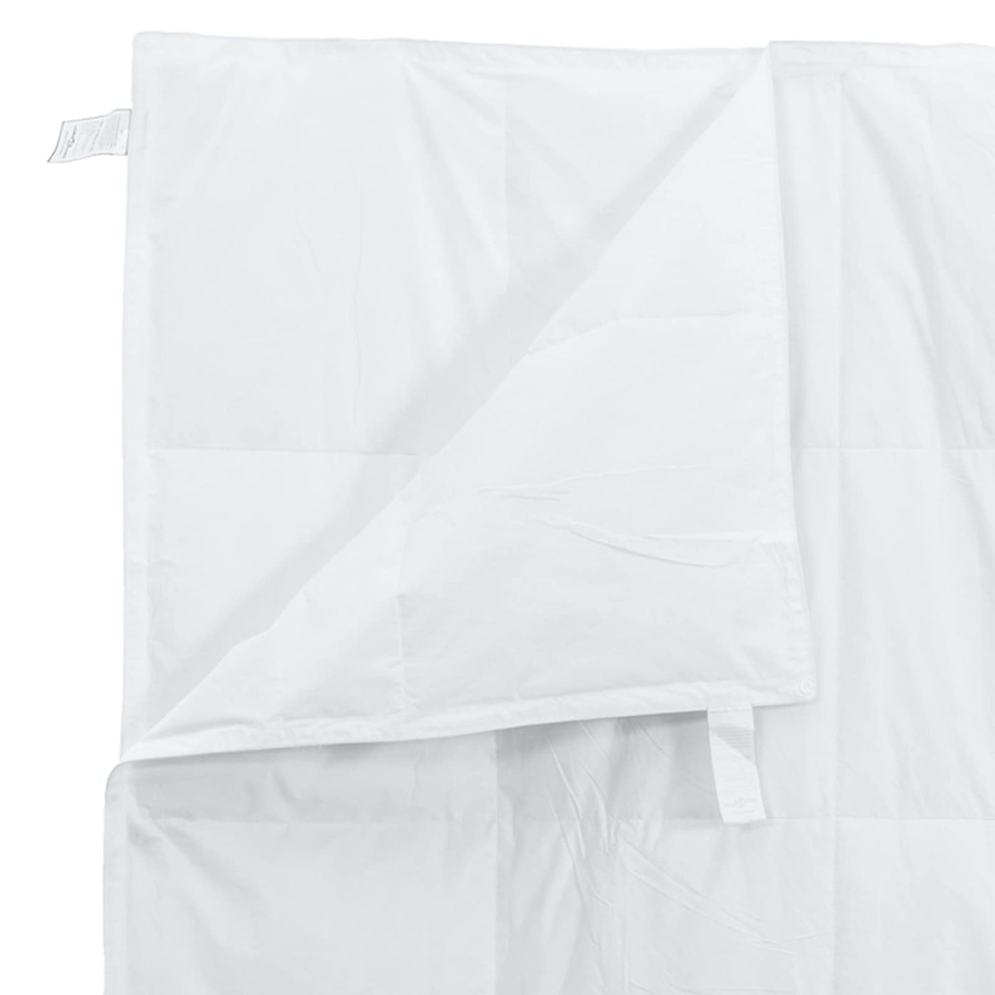 vidaXL Ensemble de housses de couette avec oreillers 3 pcs Blanc Plume et Duvet