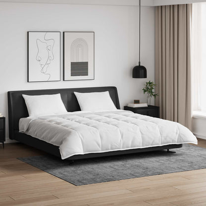 vidaXL Ensemble de housses de couette avec oreillers 3 pcs Blanc Plume et Duvet