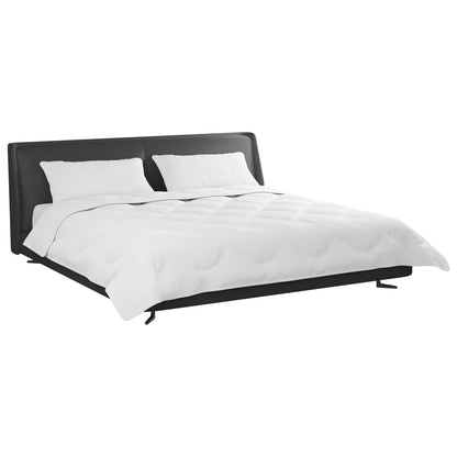 vidaXL Sommerdecke mit Kissen 3 pcs Weiß Mikrofaser