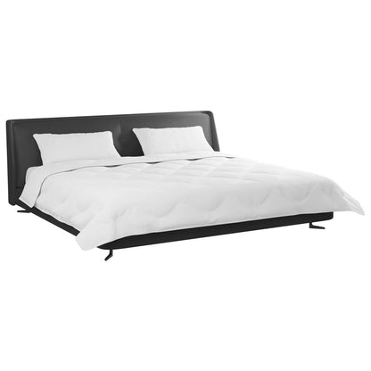 Winterbettdecke mit Kissen 3 pcs Weiß Mikrofaser