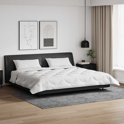 vidaXL Housse de Couette Hiver avec Oreiller 3 pcs Blanc Microfibre