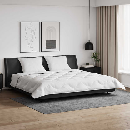 vidaXL Housse de Couette Hiver avec Oreiller 3 pcs Blanc Microfibre
