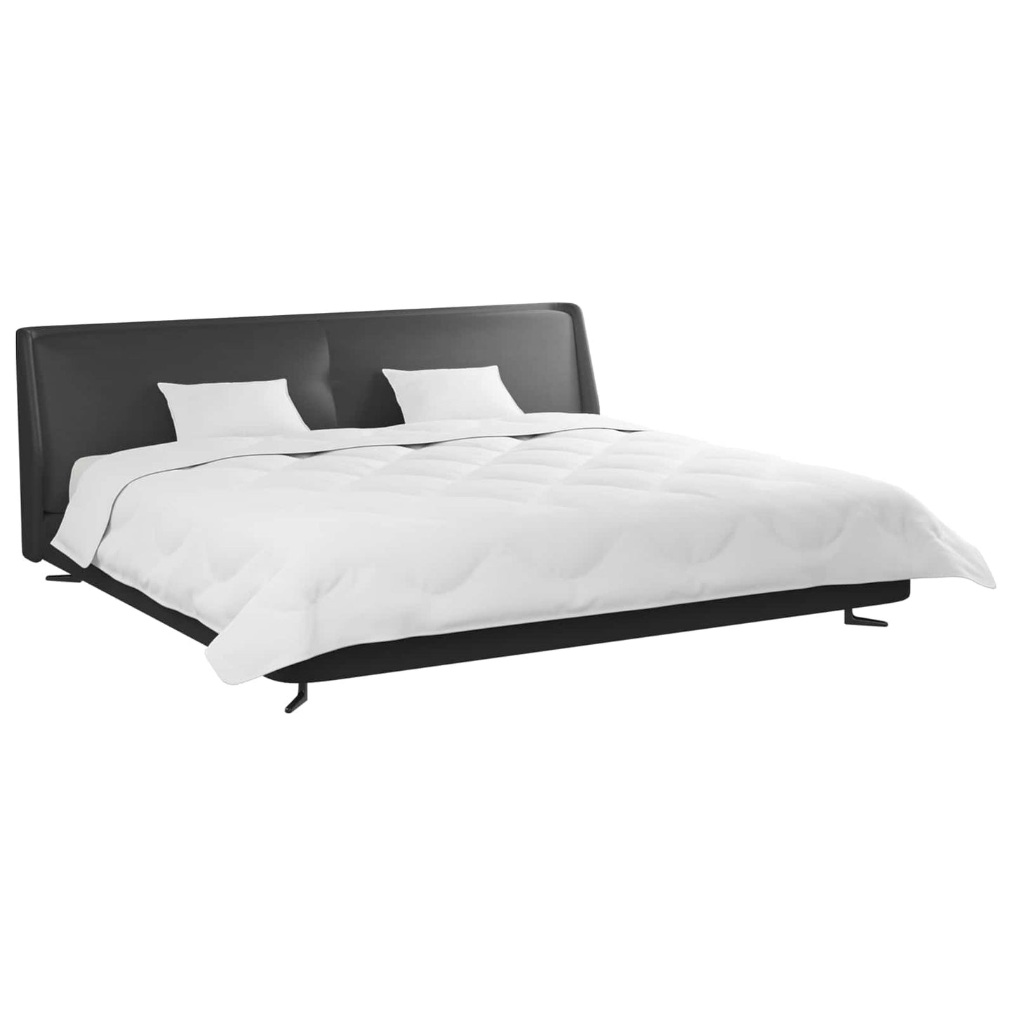 vidaXL Housse de Couette Hiver avec Oreiller 3 pcs Blanc Microfibre