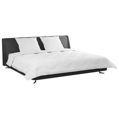 vidaXL Winterbettdecke mit Kissen 3 pcs Weiß Mikrofaser