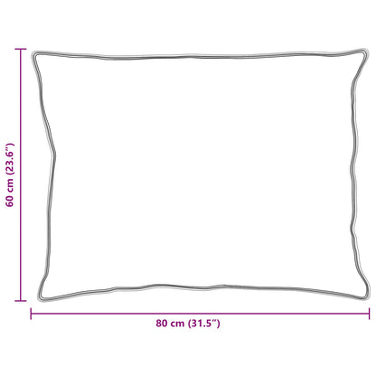 Bettdecken Set 3 pcs Weiß Mikrofaser und Daunenfedern