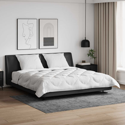 Decke mit Kissen mit Kissen 3 pcs Weiß Mikrofaser