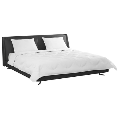 vidaXL Couverture avec oreillers 3 pcs Blanc Microfibre