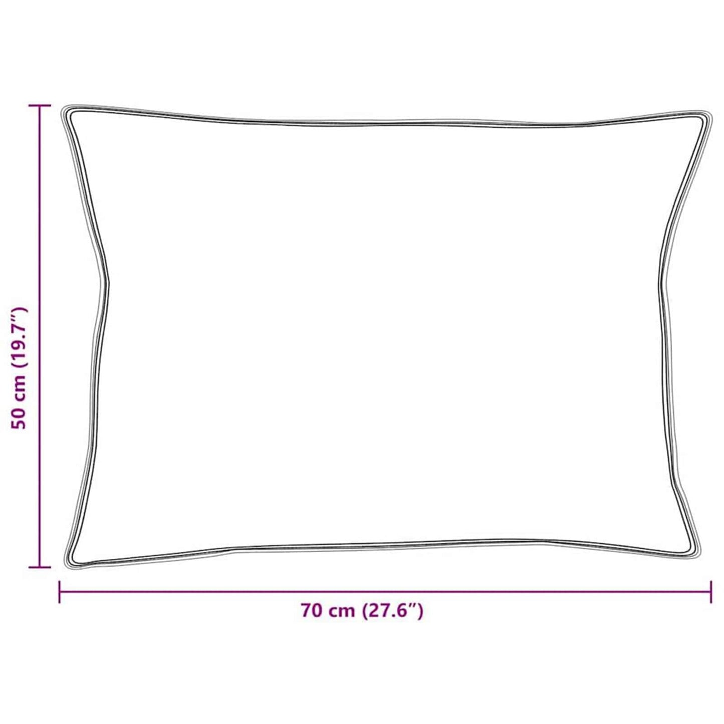 vidaXL Couverture avec coussin avec coussin 3 pcs Blanc Microfibre