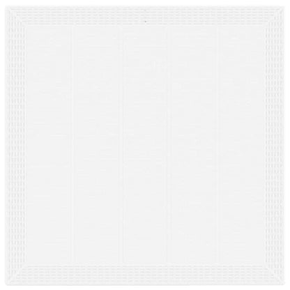 vidaXL Table de jardin blanc 100 x 100 x 73 cm résine tressée