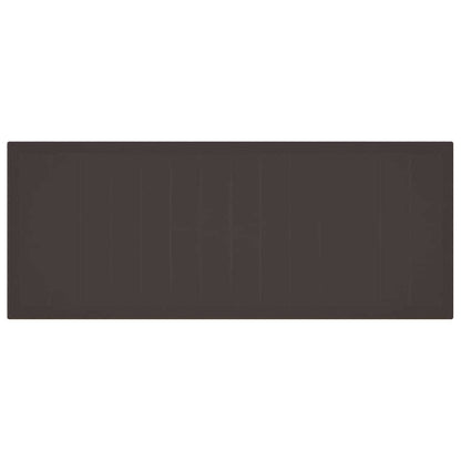 Gartentisch Braun 250 x 100 x 73 cm Poly-Rattan