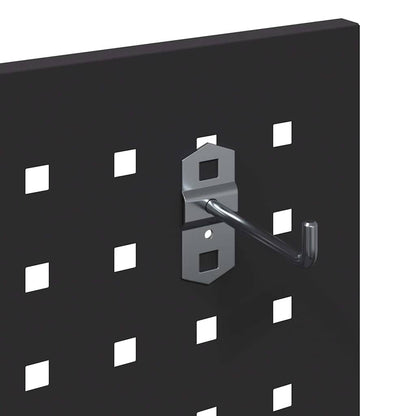 Werkzeugwagen Schwarz 65 x 35 x 111 cm Kaltgewalzter Stahl