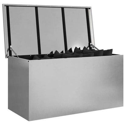 Außenlagerbox Silber 100 x 50,5 x 50 cm Stahl