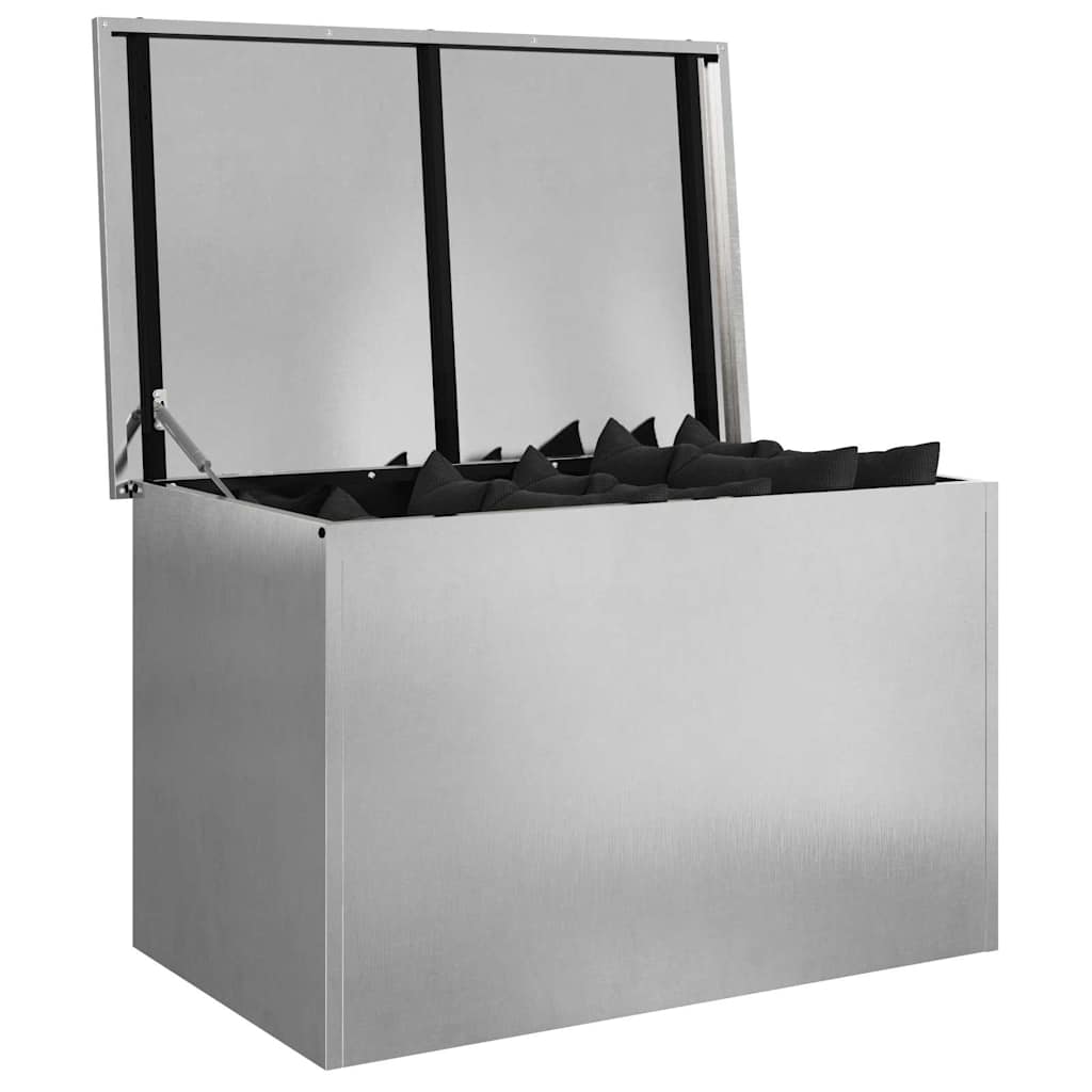 Außenlagerbox Silber 80 x 50,5 x 50 cm Stahl