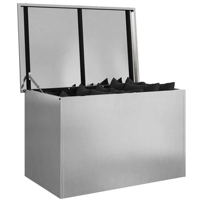 Außenlagerbox Silber 80 x 50,5 x 50 cm Stahl