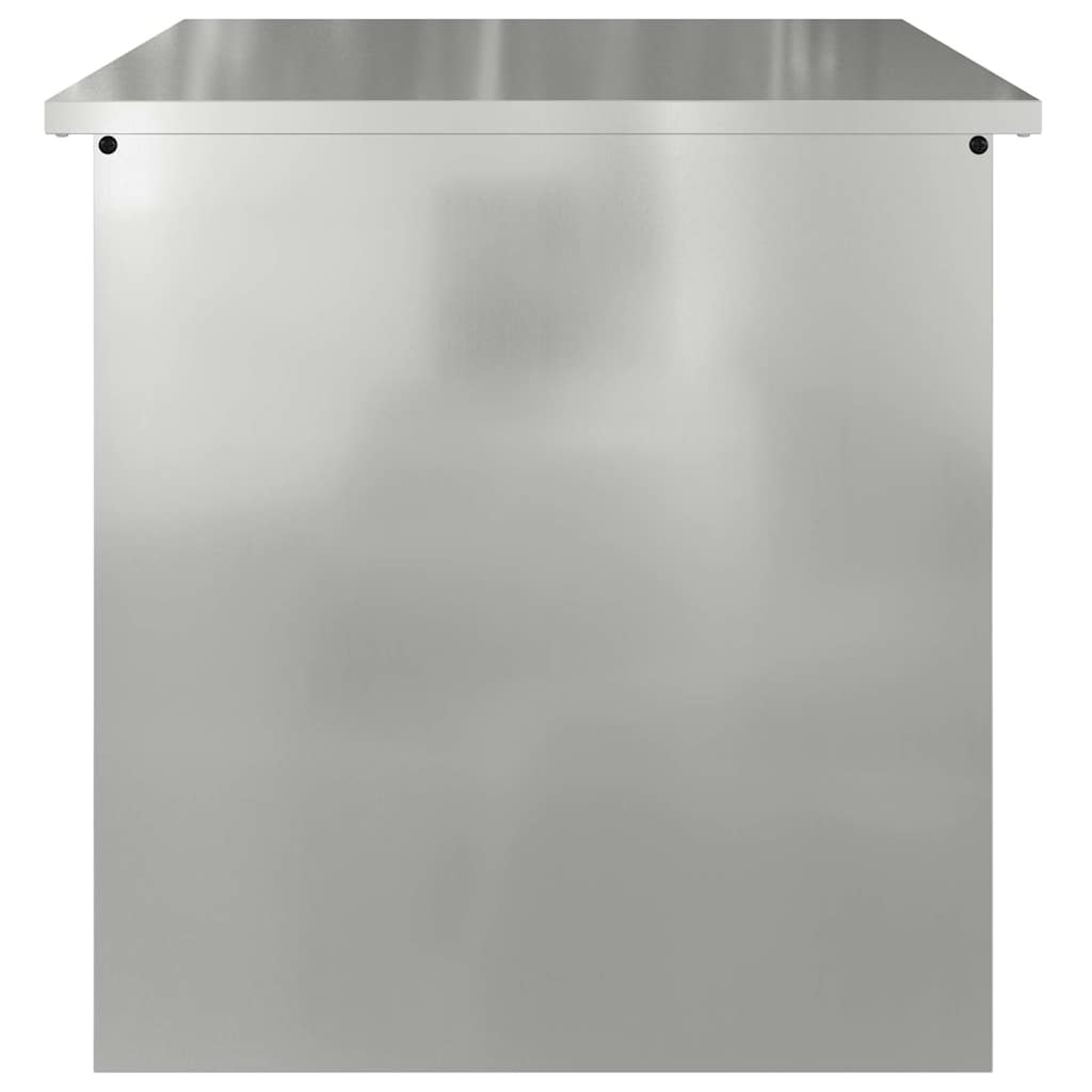 Außenlagerbox Silber 55 x 50,5 x 50 cm Stahl