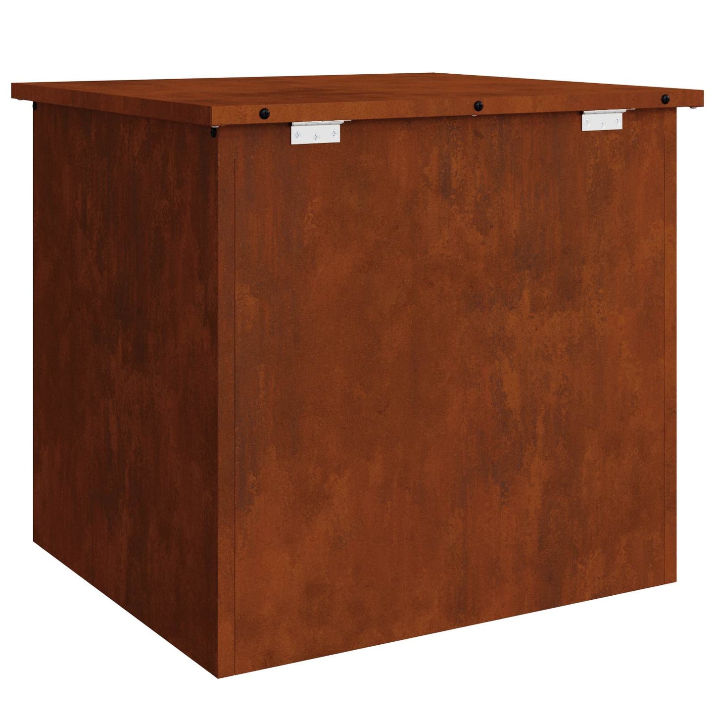 Außenlagerbox Rostig 55 x 50,5 x 50 cm Stahl
