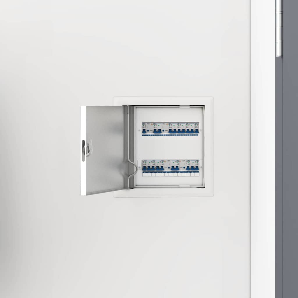 Zugangsklappe 2 pcs Weiß 63 x 33 x 3 cm Stahl