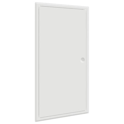 vidaXL Zugangsklappe Weiß 63 x 33 x 3 cm Stahl