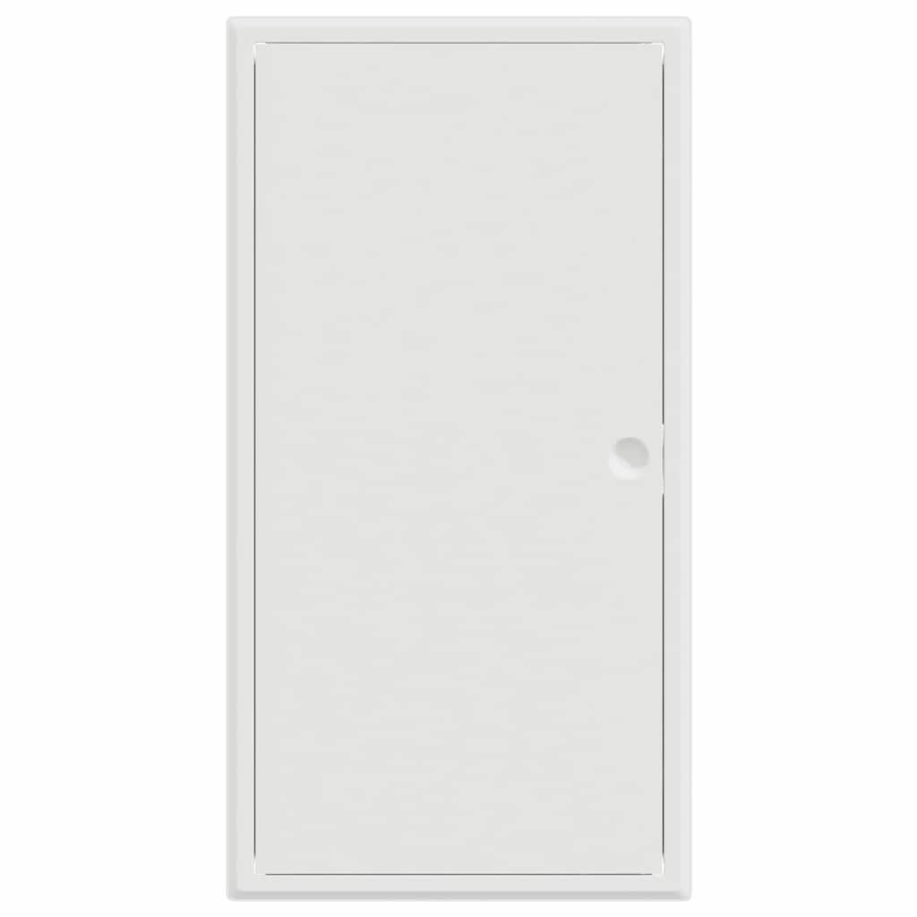 vidaXL Zugangsklappe Weiß 63 x 33 x 3 cm Stahl