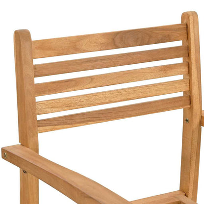 vidaXL Stuhl 8 pcs Braun 56 x 55 x 90,5 cm Massivholz Teak
