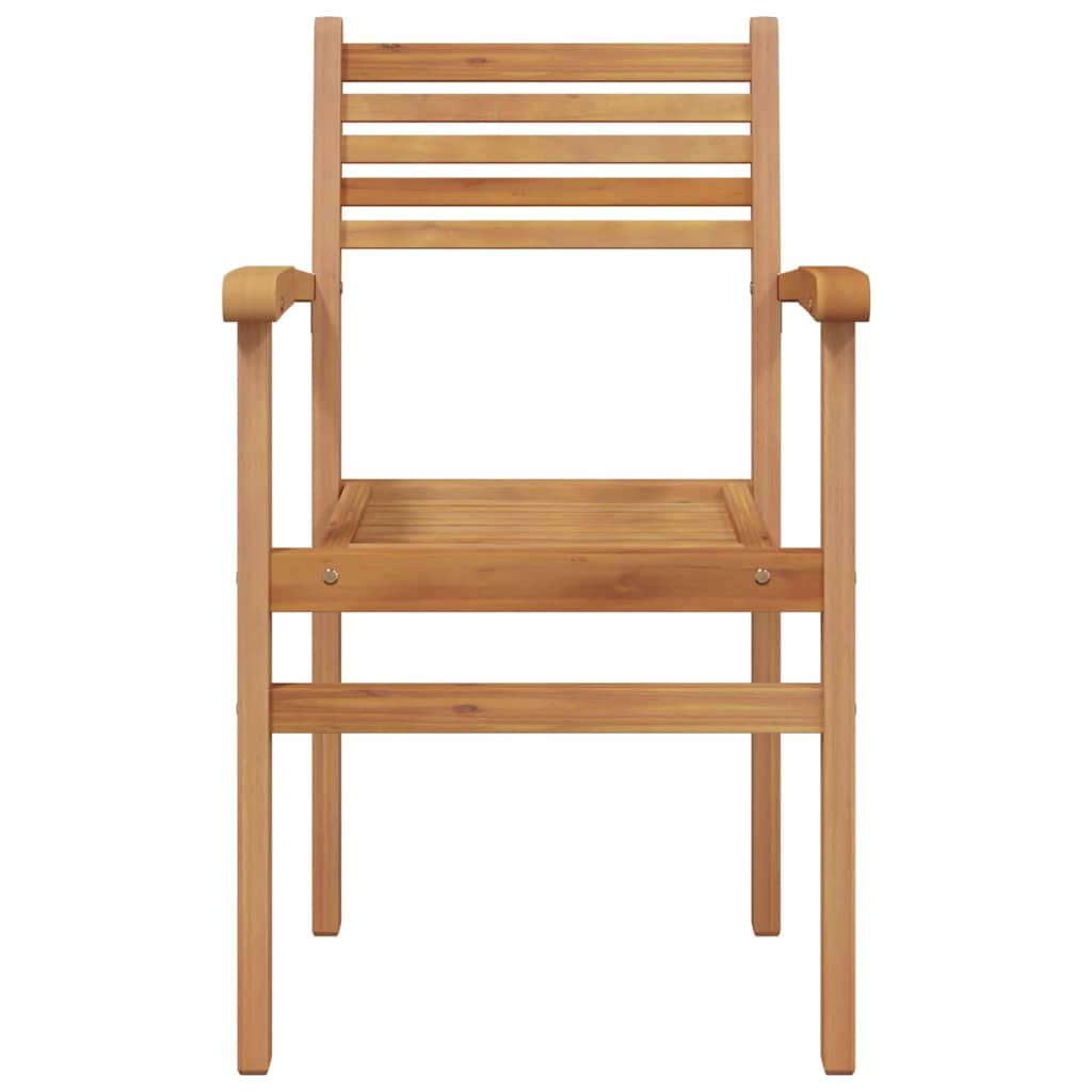 vidaXL Stuhl 8 pcs Braun 56 x 55 x 90,5 cm Massivholz Teak