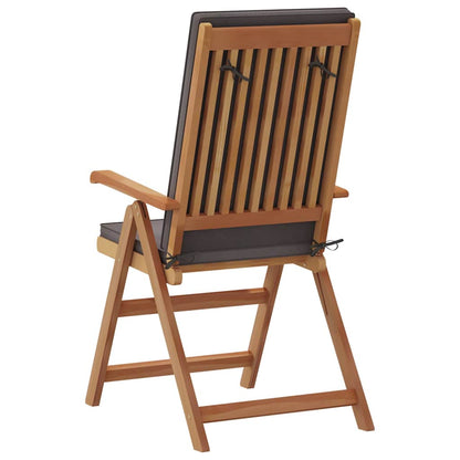 vidaXL Chaises de jardin 6 pcs Marron et gris 57 x 71,5 x 104 cm