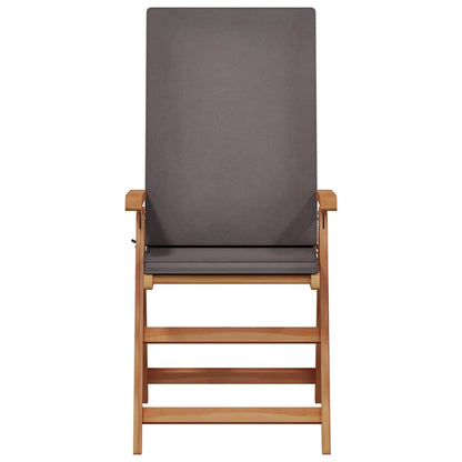 vidaXL Chaises de jardin 6 pcs Marron et gris 57 x 71,5 x 104 cm