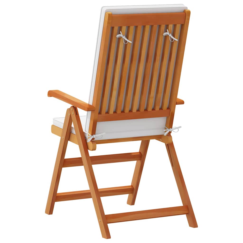 vidaXL Gartenstuhl 4 pcs Braun und Weiß 57 x 71,5 x 104 cm